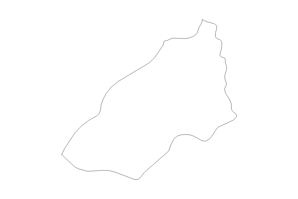 Carte de Tumbes, Peru de type contour pour Amérique du Sud, montrant contour avec des limites nettes.