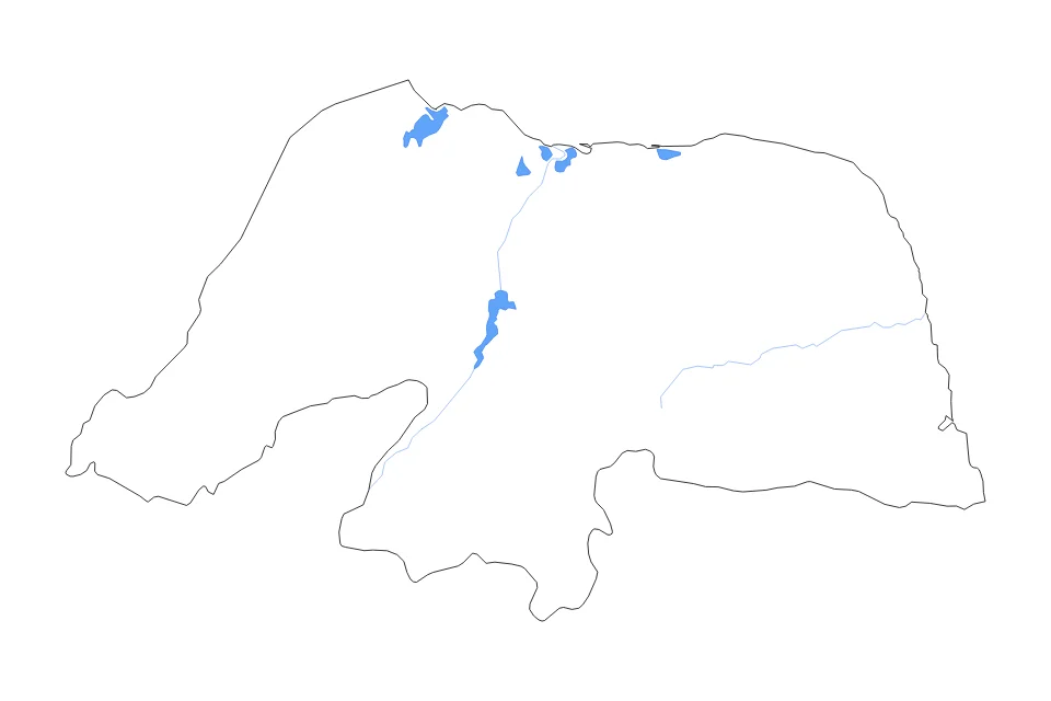 Aperçu de la carte de contour de Rio Grande Do Norte
