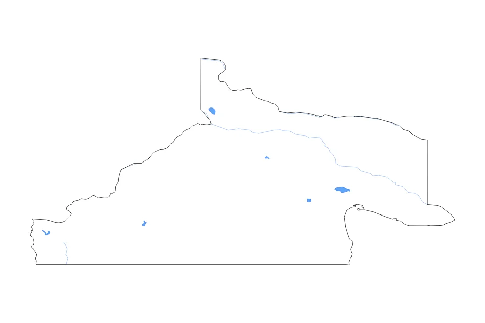 Aperçu de la carte de contour de Rio Negro