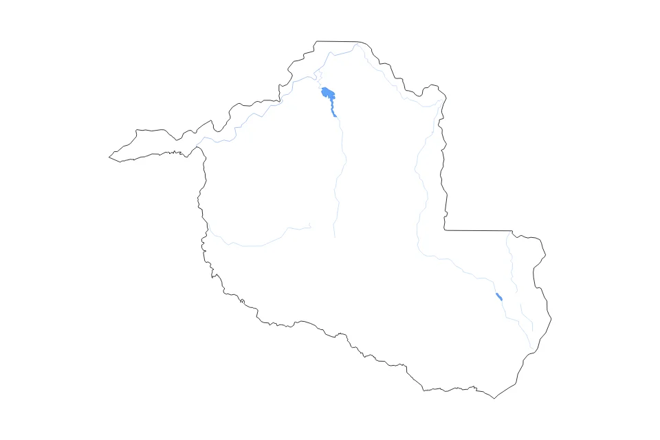 Aperçu de la carte de contour de Rondonia