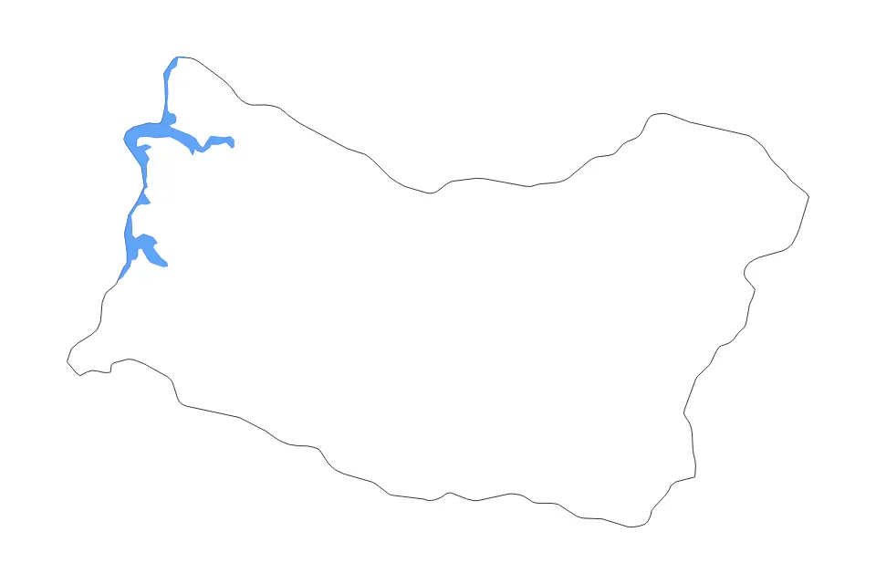 Carte de Salto, Uruguay de type contour et lacs pour Amérique du Sud, montrant contour et lacs avec des éléments hydrographiques comme Embalse Salto Grande.