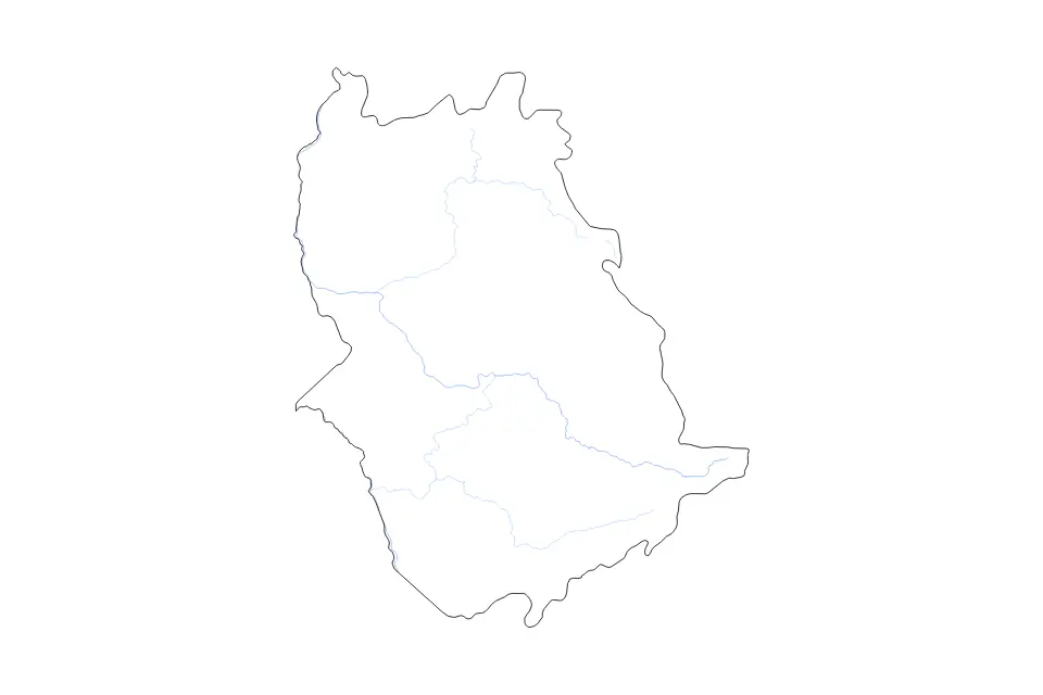 Vista previa del mapa de contorno de Amazonas