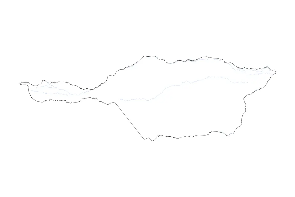 Vista previa del mapa de contorno de Apure