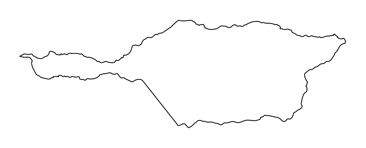 Carte de contour de Apure, Venezuela avec rivières.
